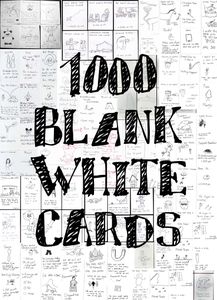 1000 Blank White Cards box art