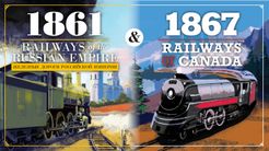 1861: Railways Of The Russian Empire & 1867: Railways Of Canada box art