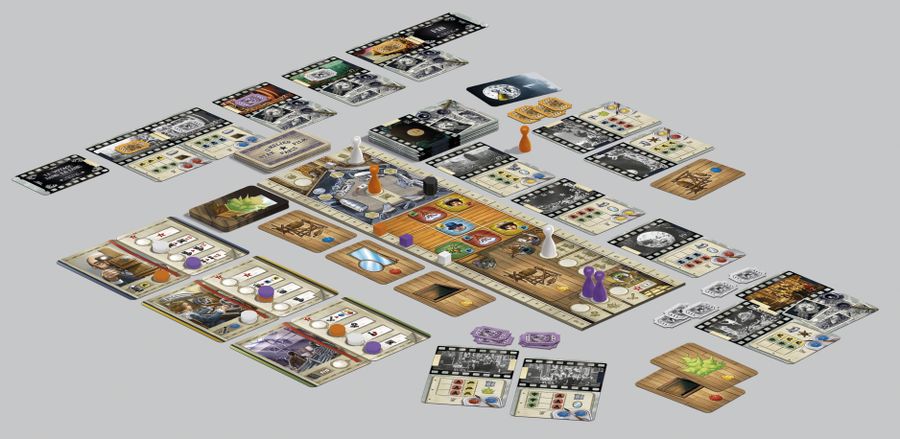 1902 Méliès board game components