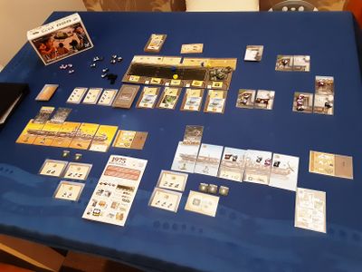 1975 White Christmas game in progress