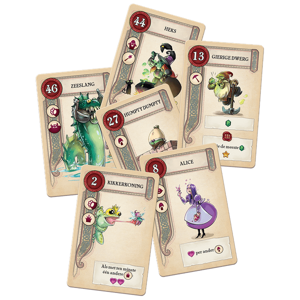 3 Chapters card game components