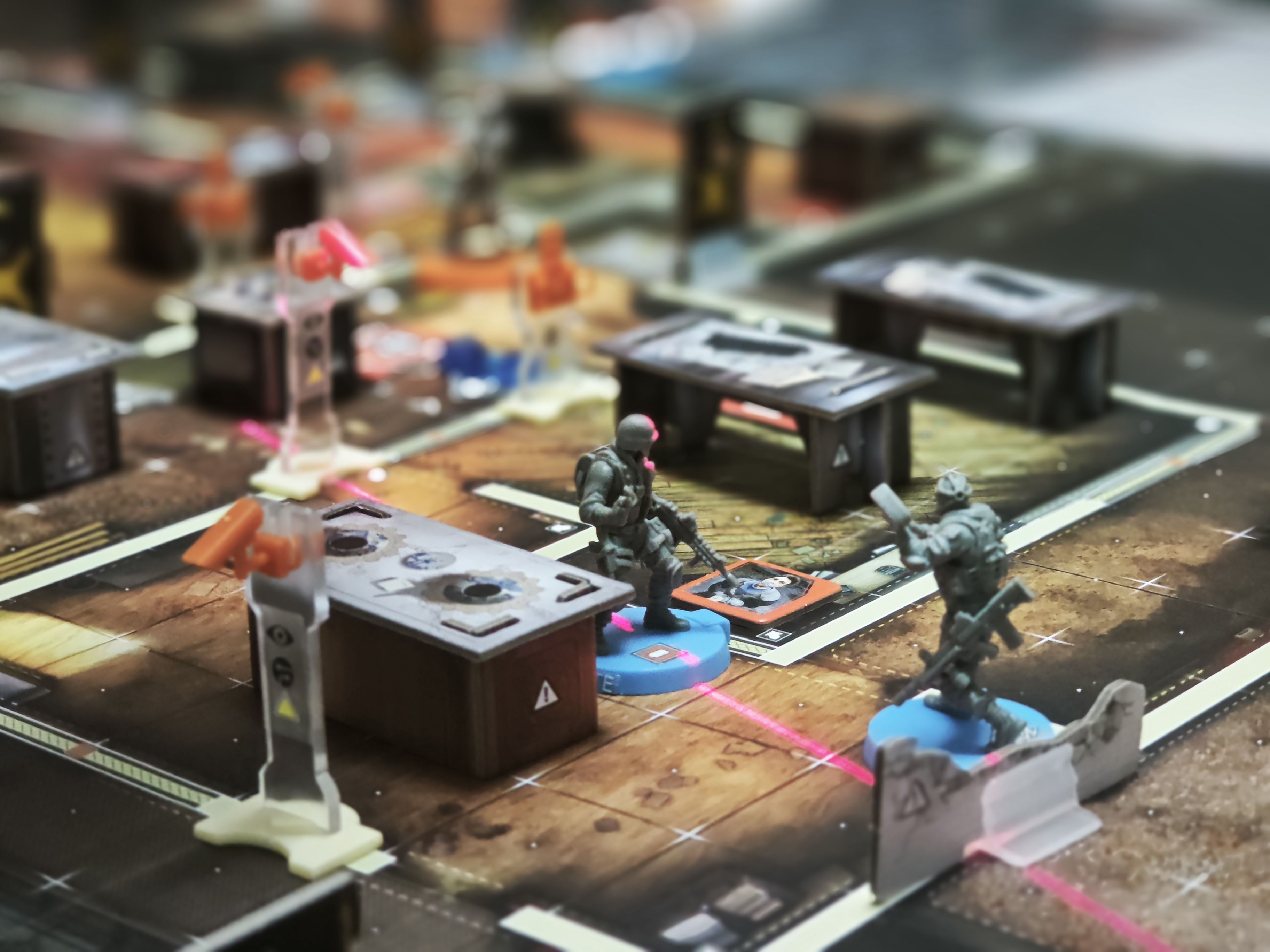 6 Siege board game mission in progress