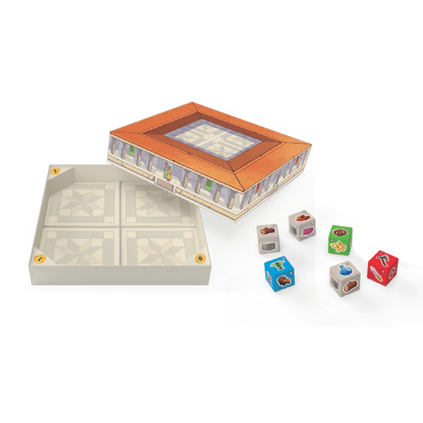 Shared Forum dice tray from 7 Wonders Dice
