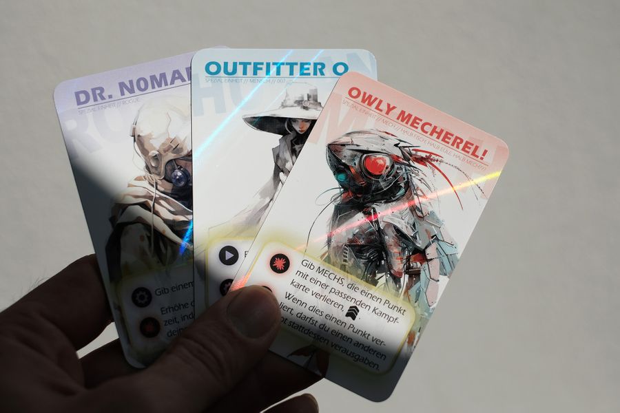 A.I.Pokalypse holographic card detail