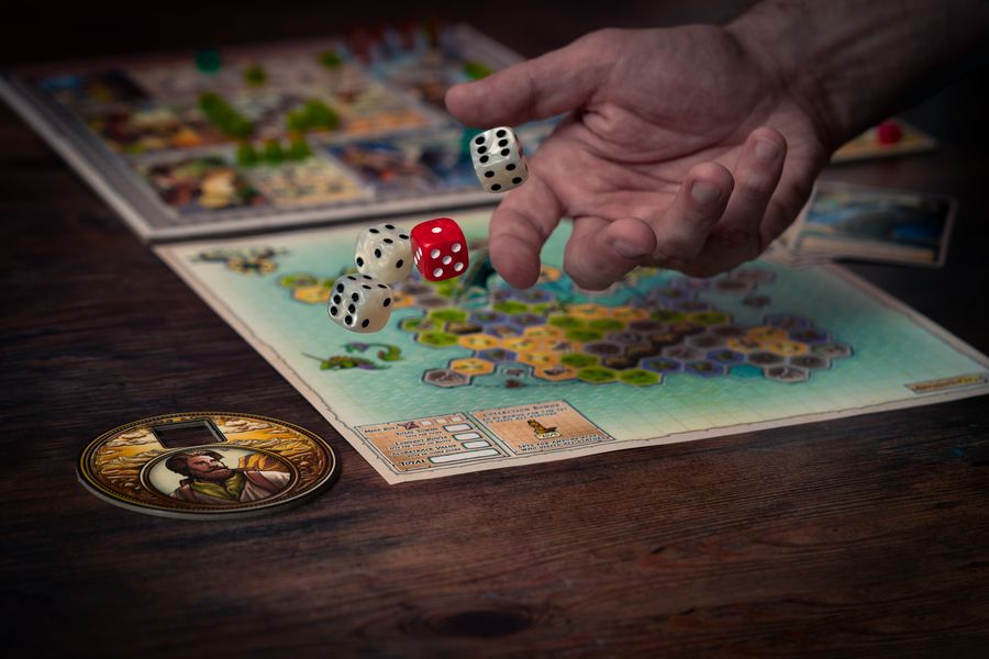 A Wayfarers Tale full tabletop setup