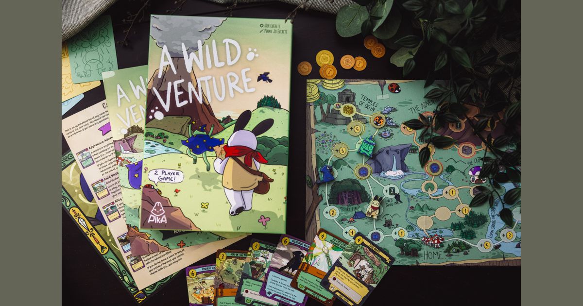A Wild Venture board game complete components