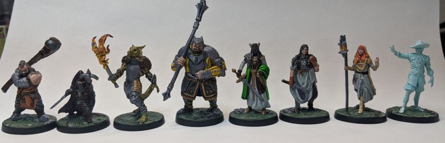 Aberration board game miniatures