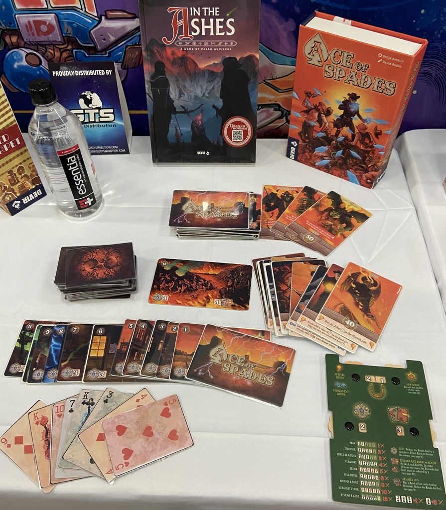 Ace of Spades cards boards and tokens