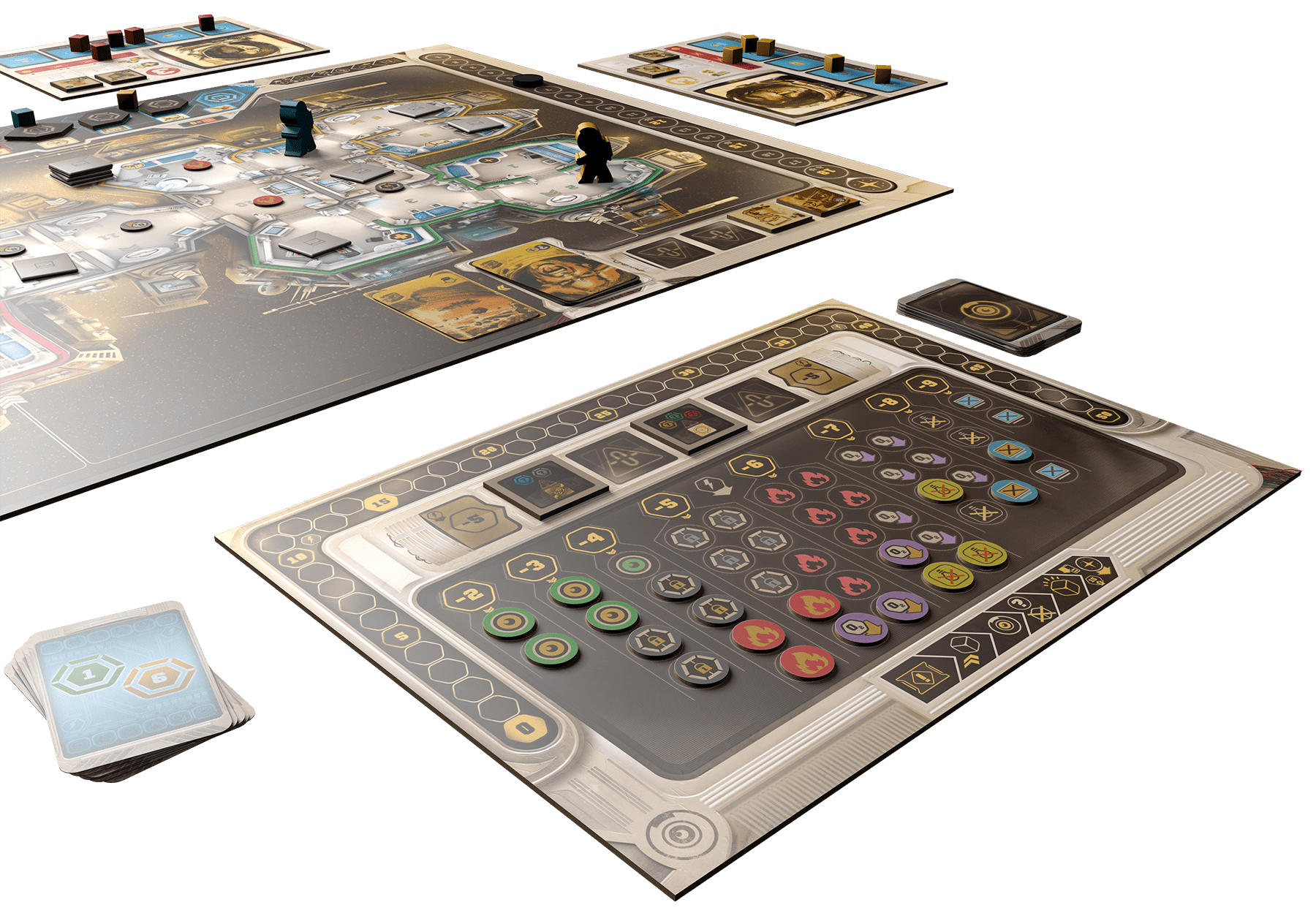 A.D.E.L.E. player console and hazard pieces