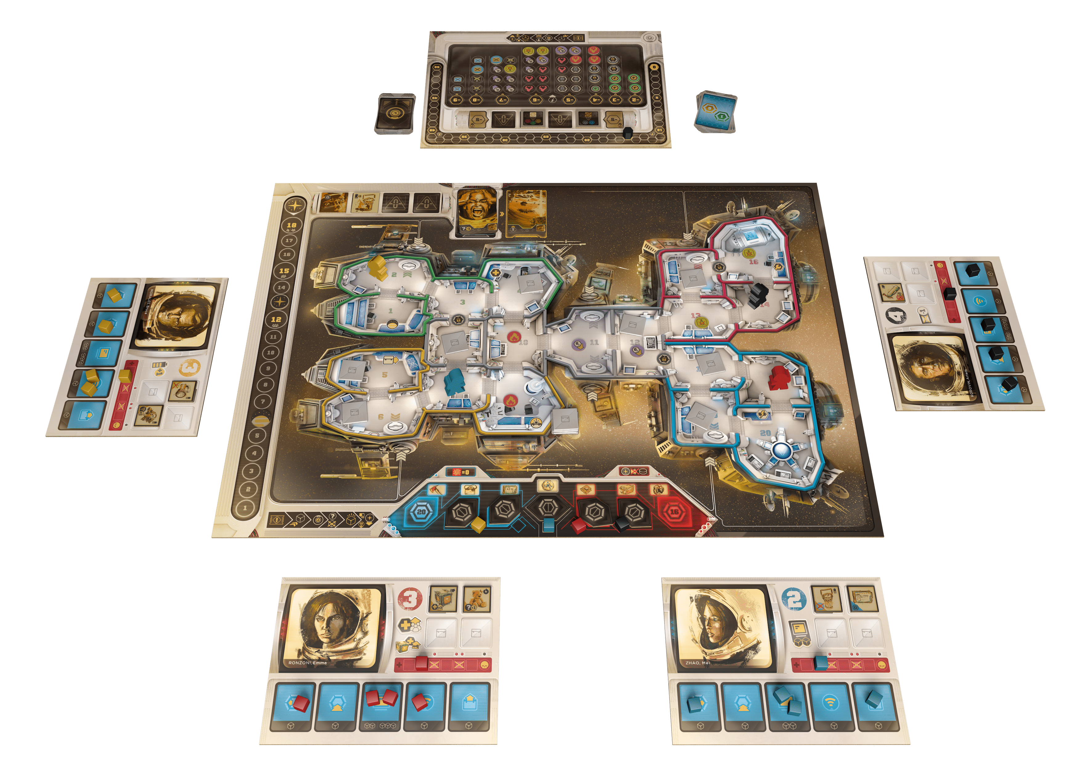 A.D.E.L.E. spacecraft game board