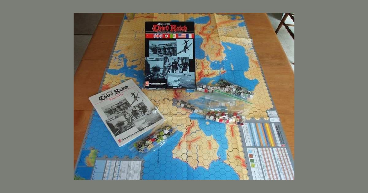 Advanced Third Reich military counters and charts