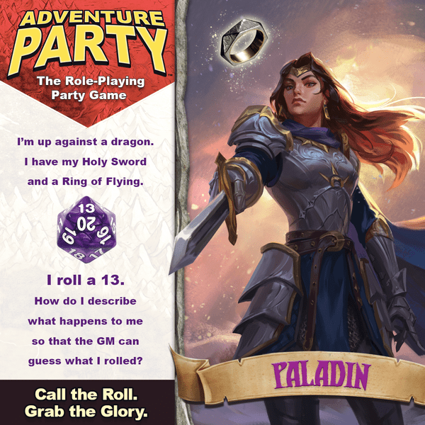 Adventure Party players narrating around the table