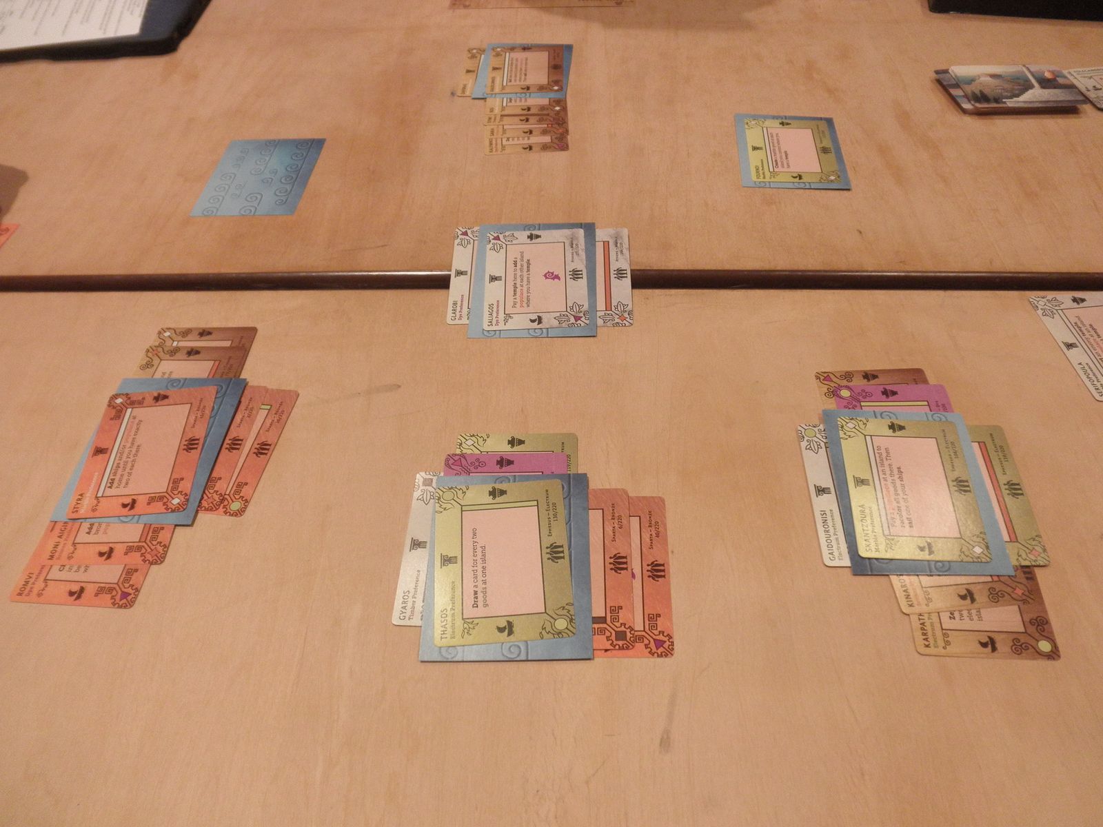 Players enjoying Aegean Sea at a convention