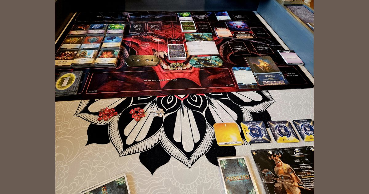 Aeons End The Descent game in progress