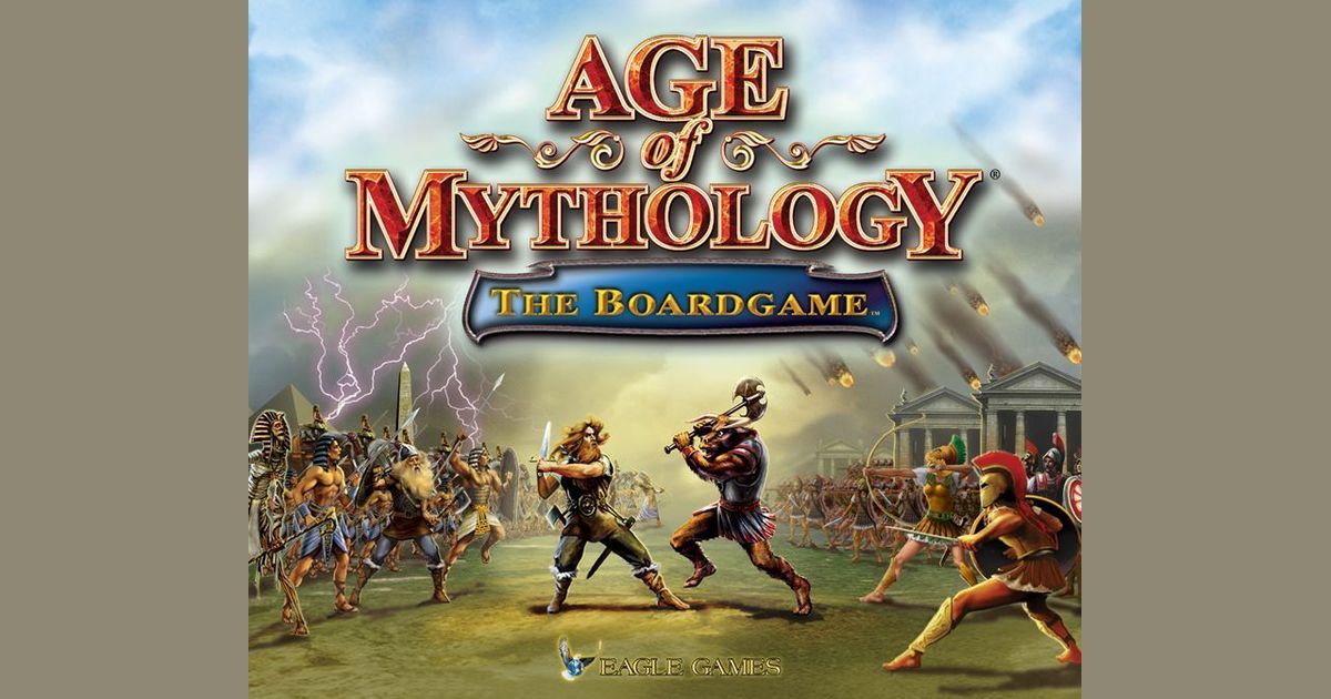 Age of Mythology: The Boardgame box art