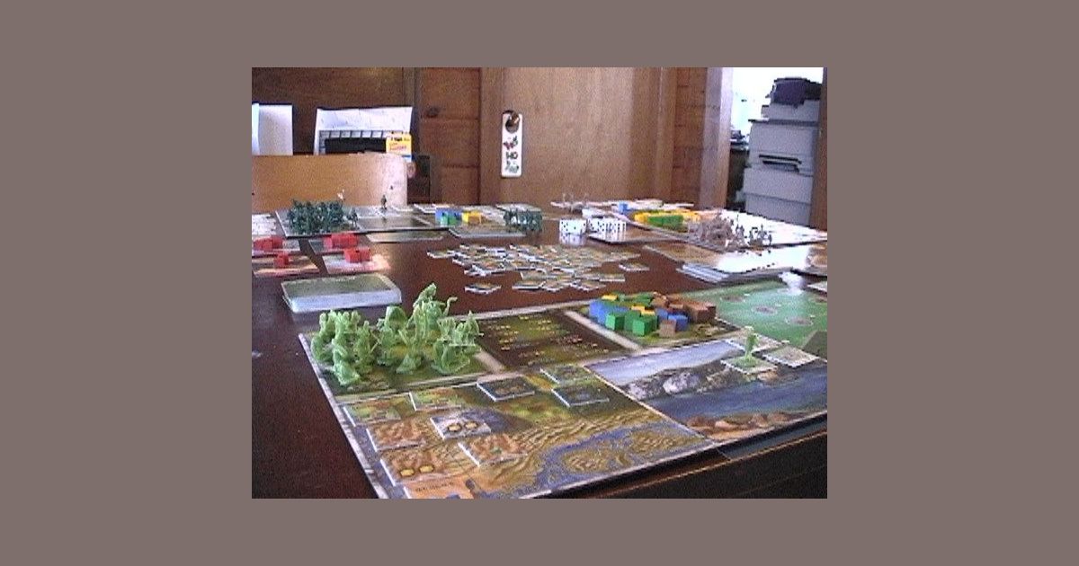 Early Greek position in Age of Mythology The Boardgame