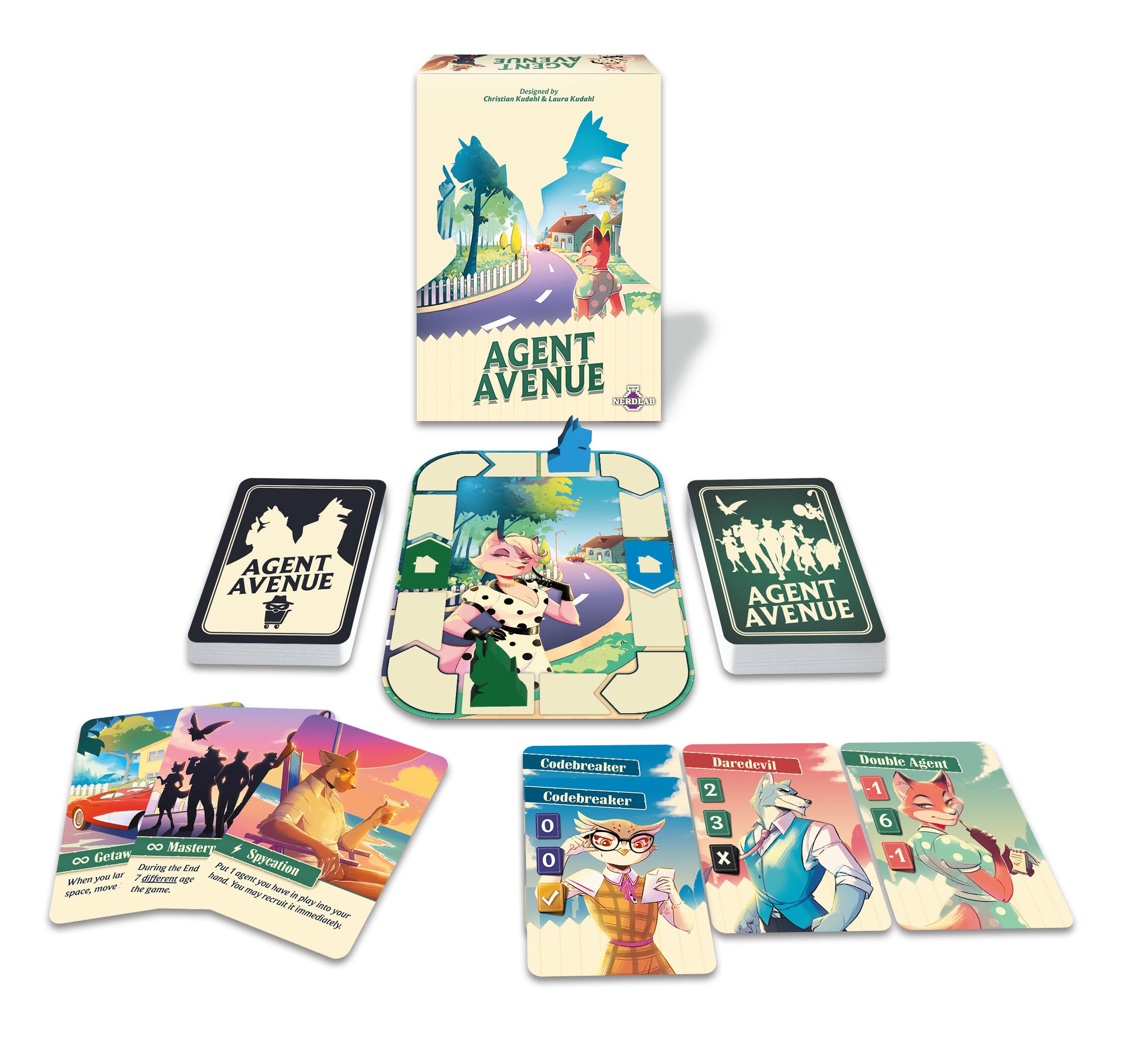 Agent Avenue complete game components