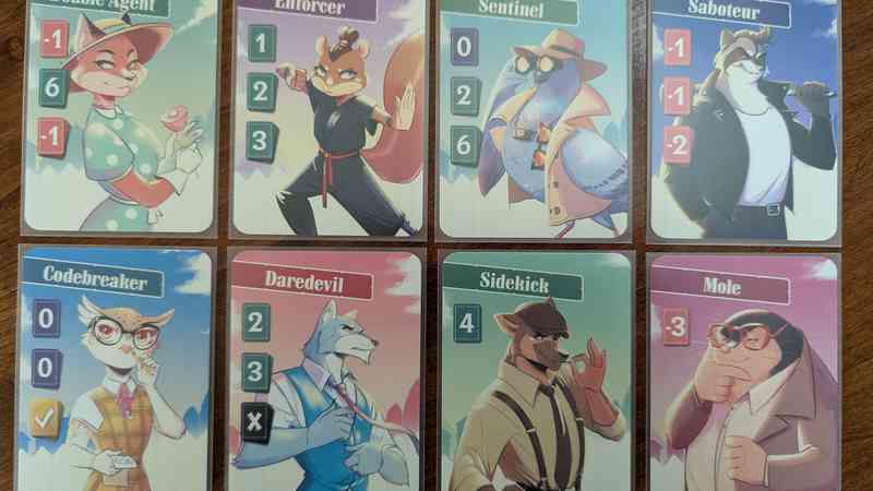 Agent Avenue cards and circular board during play