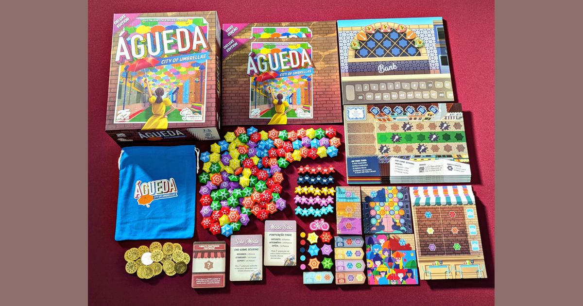 Agueda board game components