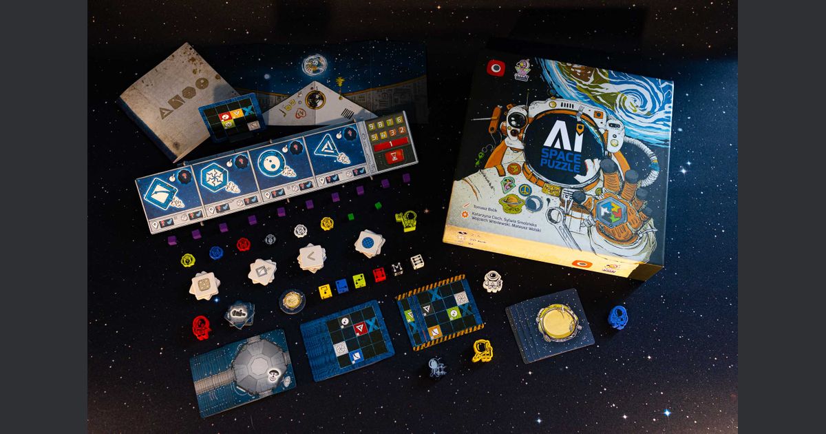 AI Space Puzzle components
