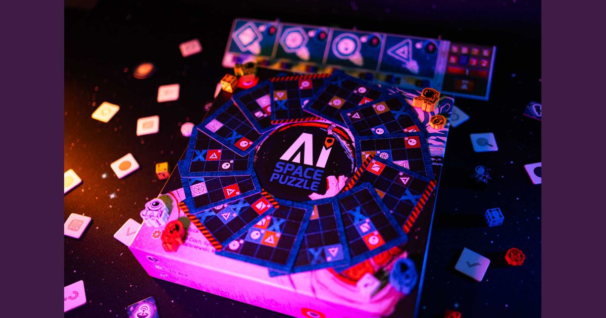 AI Space Puzzle gameplay detail