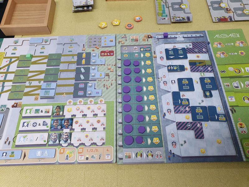 Cosmetics department player board in Algae, Inc.