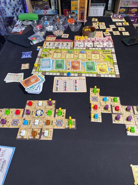 Alhambra The Red Palace game setup