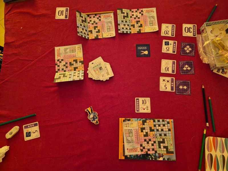 Alice Through the Looking Glass game in progress