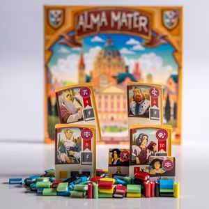 Alma Mater professor and student tiles