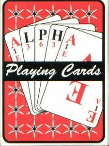 Alpha Playing Cards box art