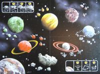 Andromeda galaxy board in play