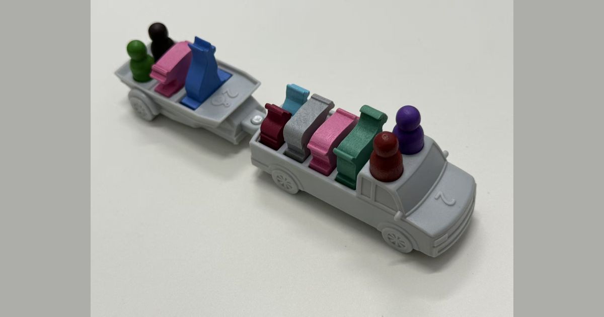 Animal Rescue Team truck towing a boat miniature