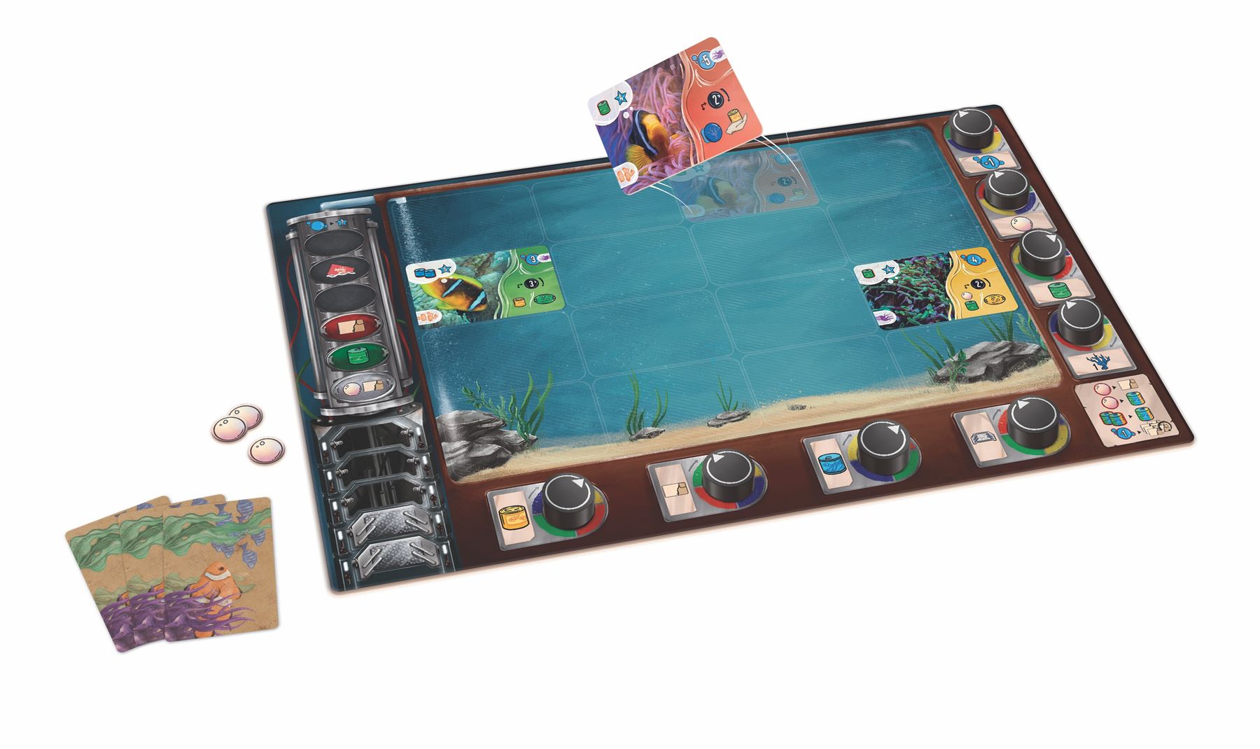 Aquaria personal aquarium player board and pieces