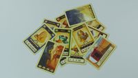 Archaeology treasure cards and monument tiles