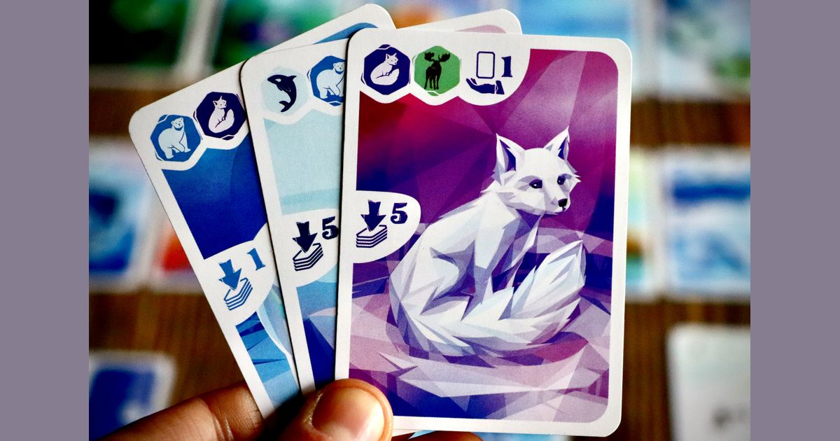 Arctic wildlife cards
