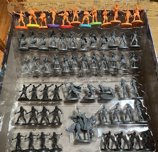 Army of the Dead miniature trays