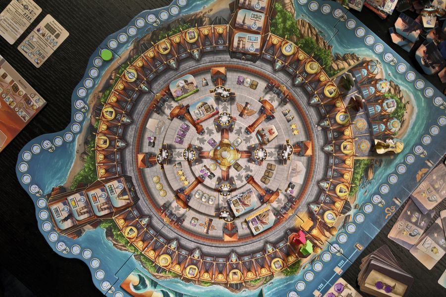 Atlantis Exodus player area during gameplay
