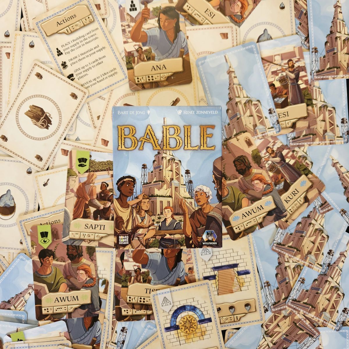 Bable complete card game components