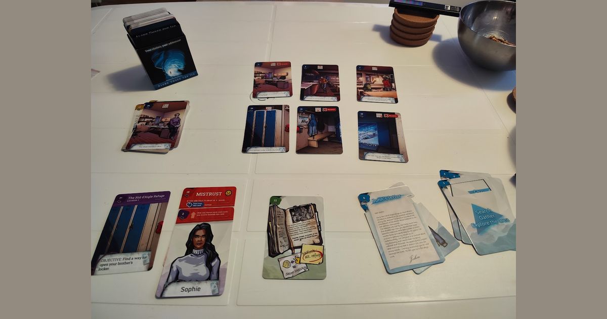 Backstories Alone Under the Ice panorama cards