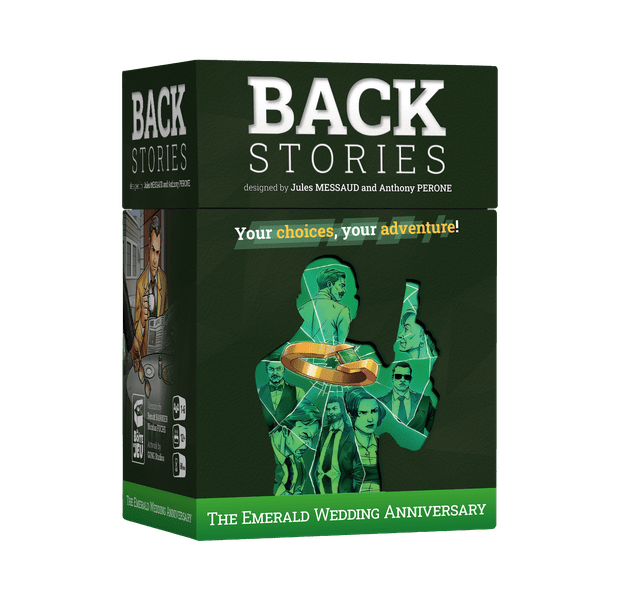 Backstories Emerald Wedding physical card system