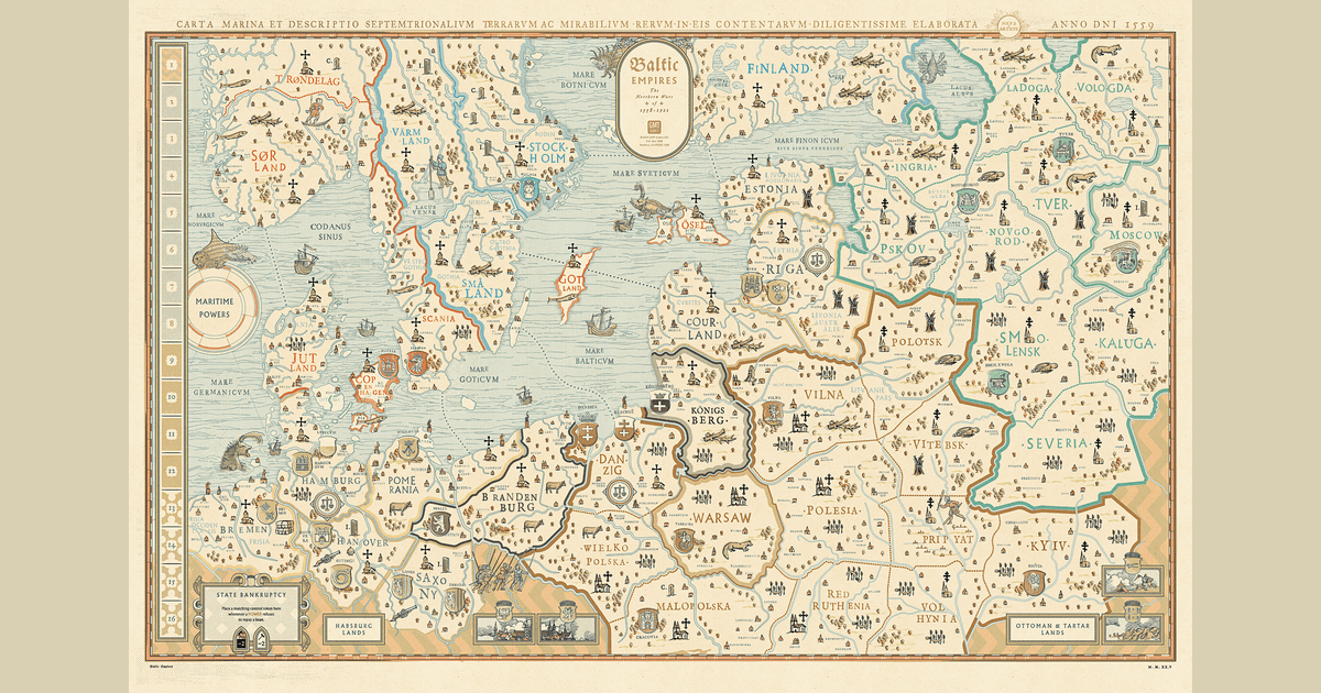 Baltic Empires full game map