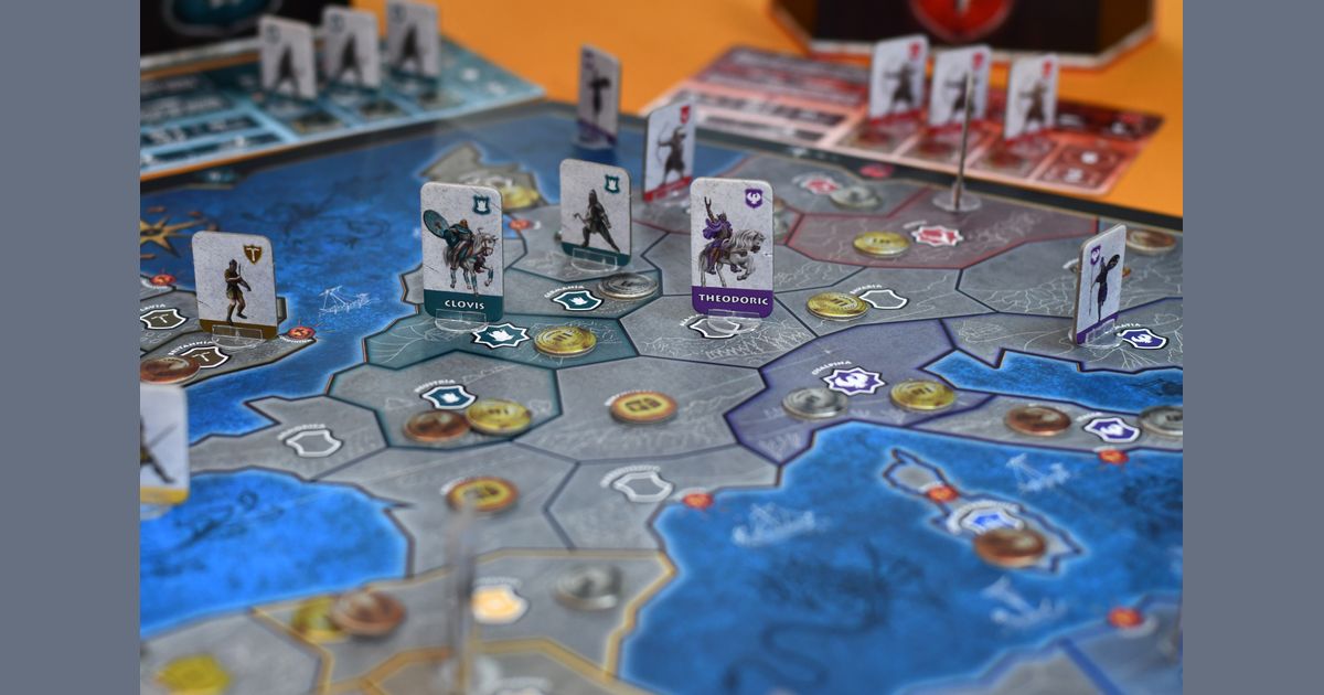 Barbarian Kingdoms retail edition components