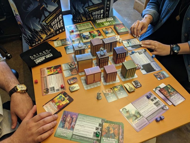 Batman Gotham City Under Siege cooperative game in progress