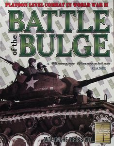 Battle Of The Bulge: Platoon Level Combat In World War Ii – A Panzer Grenadier Game box art