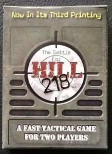 The Battle For Hill 218 box art