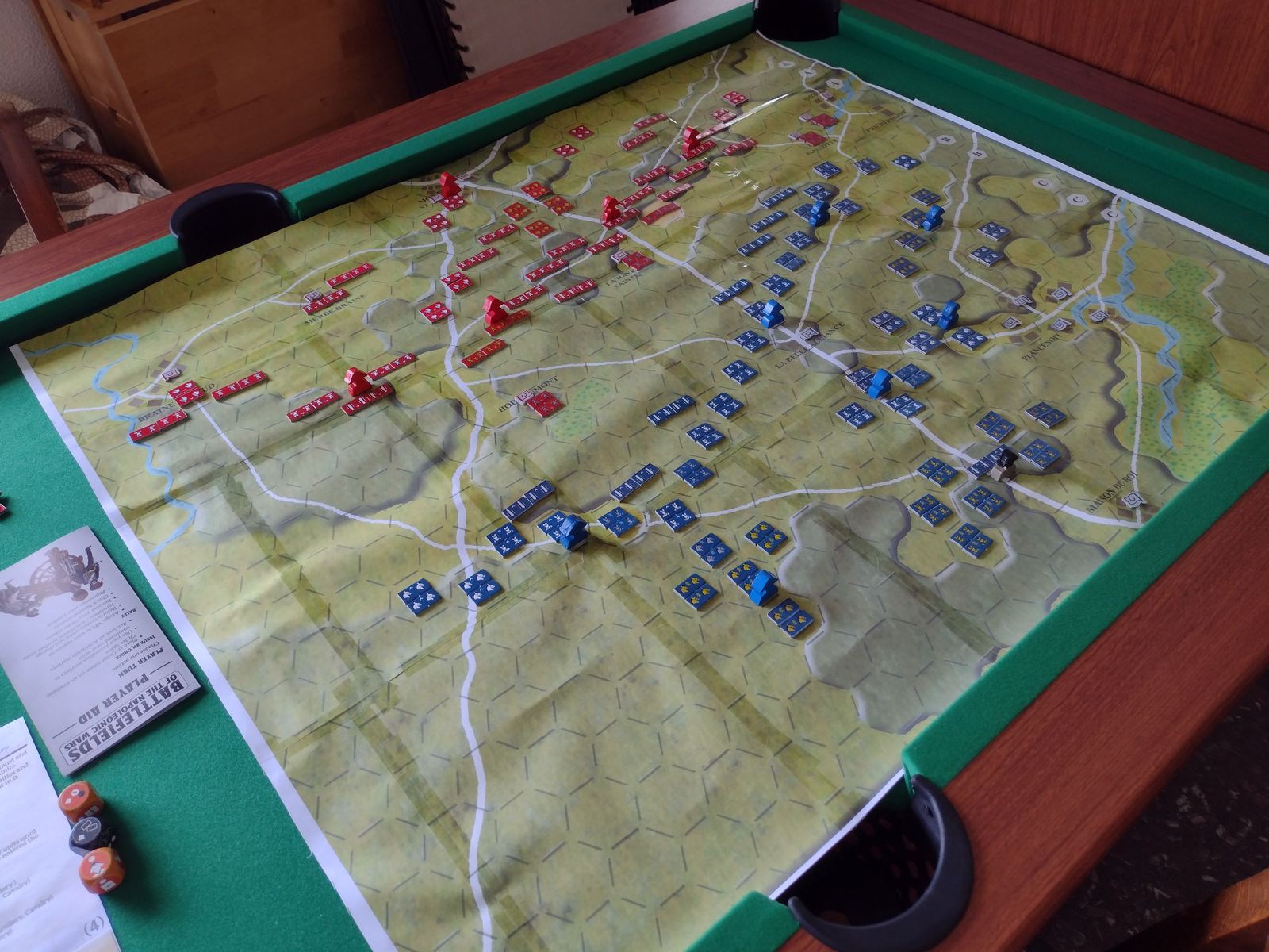 Napoleonic battlefield blocks and formation markers