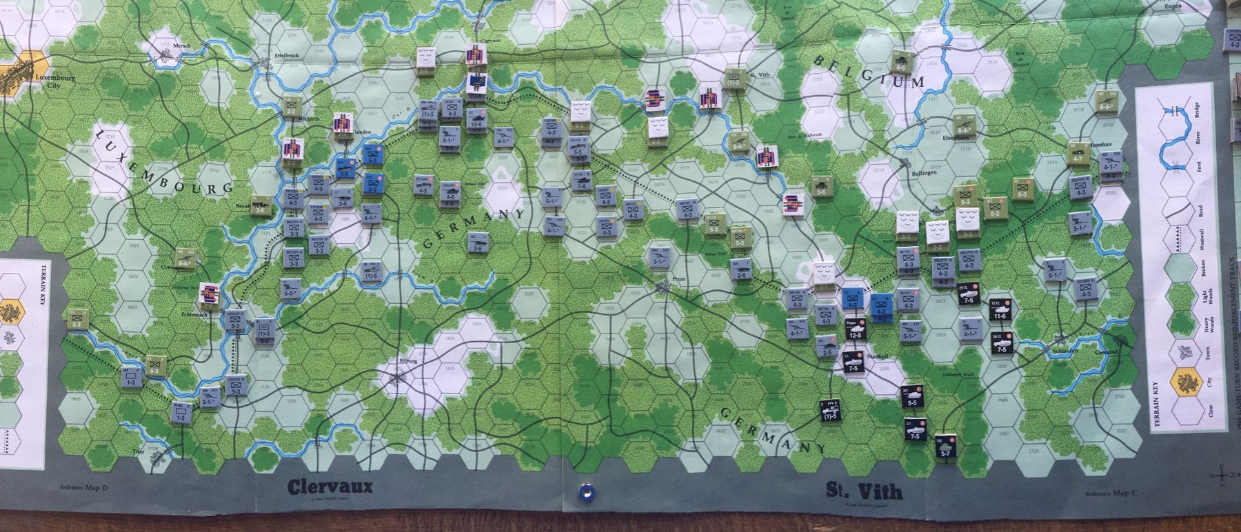Battles for the Ardennes campaign set up