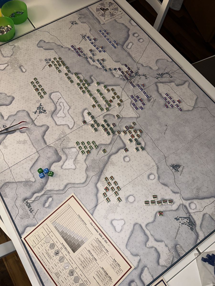 Eylau 1807 battlefield setup