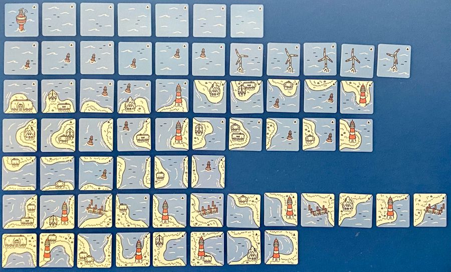 Beacon Patrol sea tiles and components