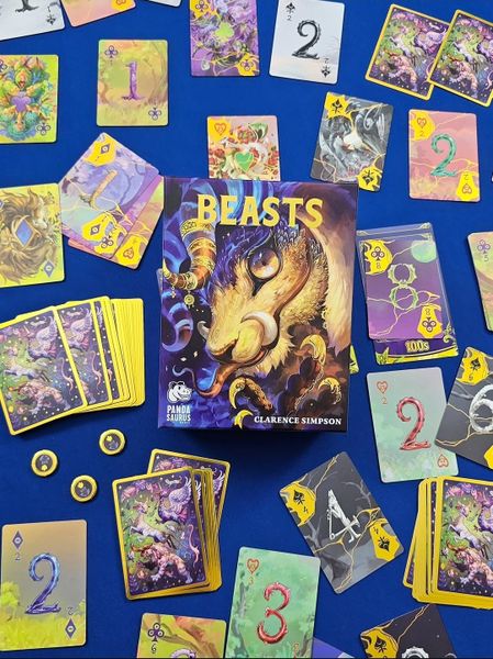 Beasts number cards and beast cards
